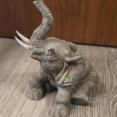 (2) Elephant Figurines
