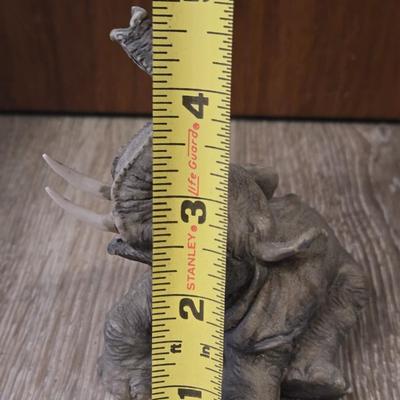 (2) Elephant Figurines
