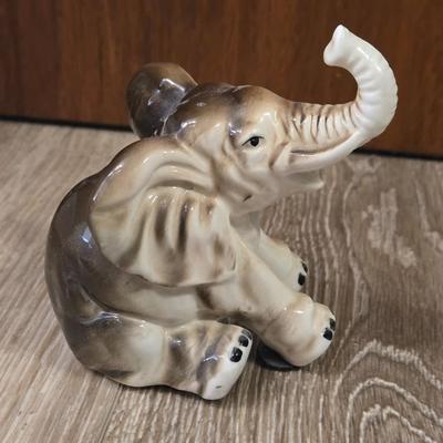 Antique Porcelain Elephant