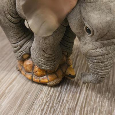 (2) Elephant Figurines
