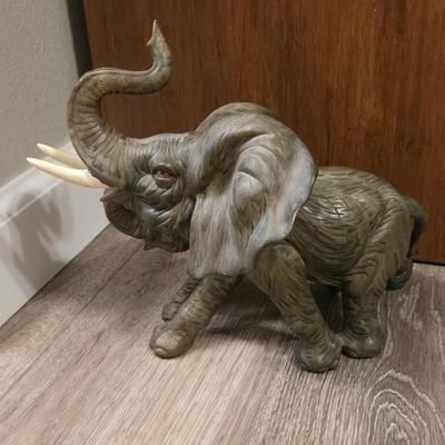 (2) Elephant Figurines