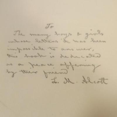 LOT 116 OLD BOOK "EIGHT COUSINS" BY LOUISA M. ALCOTT