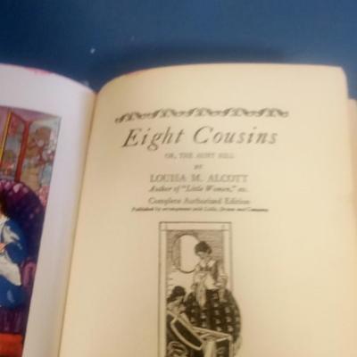 LOT 116 OLD BOOK "EIGHT COUSINS" BY LOUISA M. ALCOTT