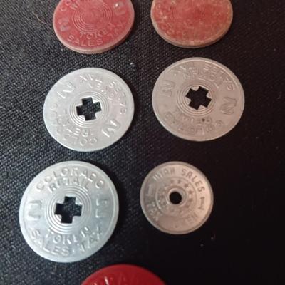 COLORADO AND UTAH SALES TAX TOKENS