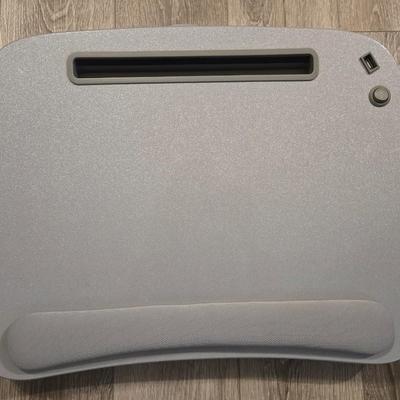 Lap Desk with Battery Powered Electronics Charging
