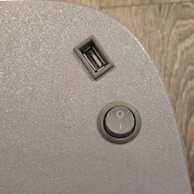 Lap Desk with Battery Powered Electronics Charging