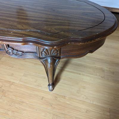 Oval Coffee Table With Glass Top