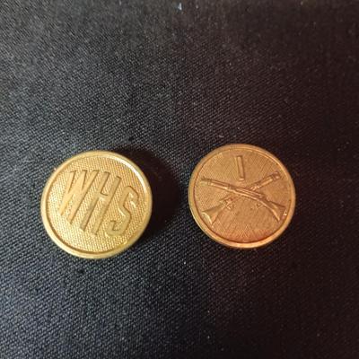 2 MILITARY PINS