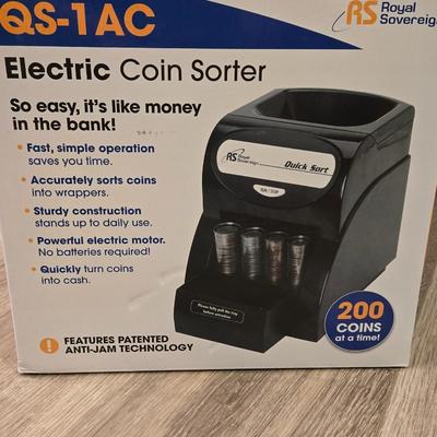 Coin Sorter and Rolls