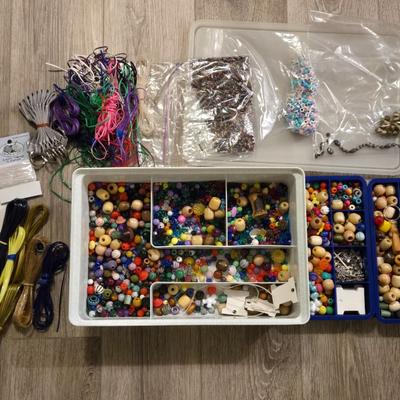 Beads Jewelry Making Lot