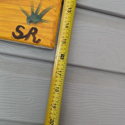 Hand Painted Beach Scene