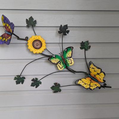 Metal Butterfly Wall Art