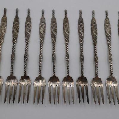 WHITING Sterling Silver Seahorse Set of (11)