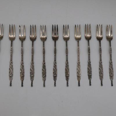 WHITING Sterling Silver Seahorse Set of (11)