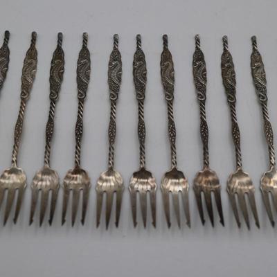 WHITING Sterling Silver Seahorse Set of (11)