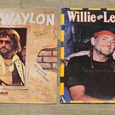 Waylon Jennings, Willie & Leon Russell Albums