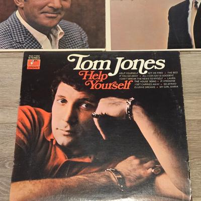 Tom Jones, Dean Martin, and Wayne Newton Albums