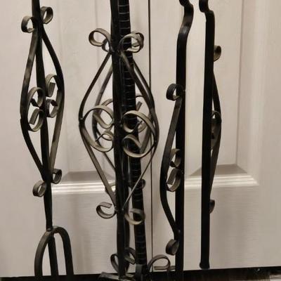 MCM Fireplace Set