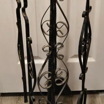 MCM Fireplace Set
