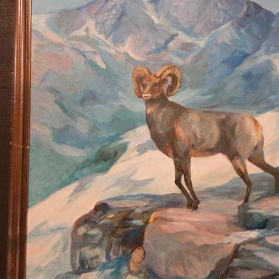 Beautiful Rams Oil Painting