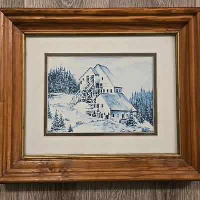 "Mt. Champion Mill" Lithograph