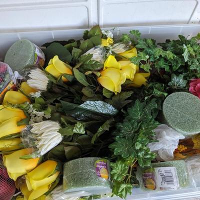 Assortment Of Artificial Flowers