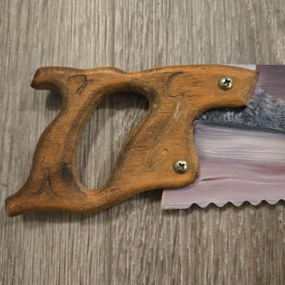 Handpainted Saw