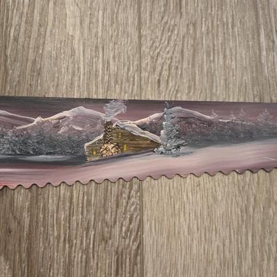 Handpainted Saw