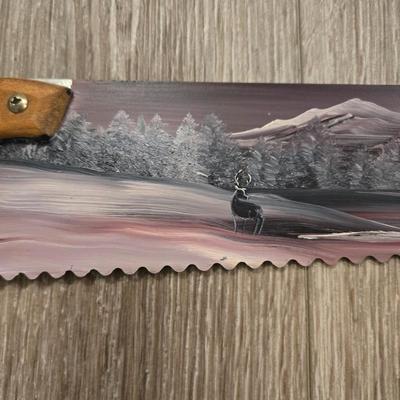 Handpainted Saw