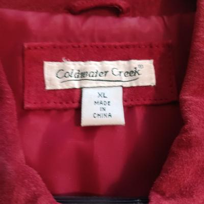 LADIES COLDWATER CREEK SUEDE JACKET