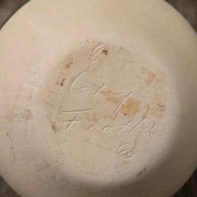 Gray Feather Vessel