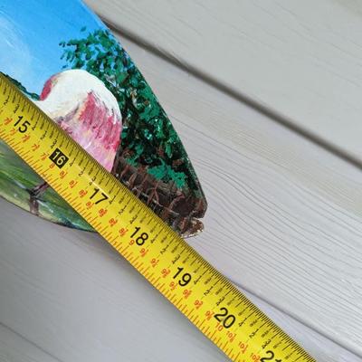 Hand Painted Fish Decor On Wood