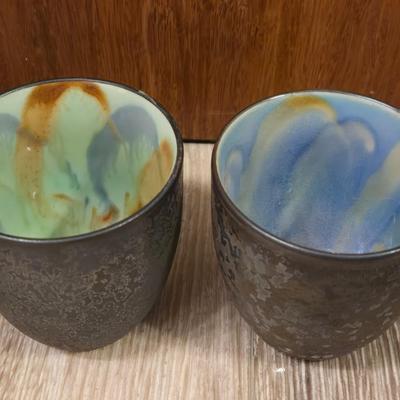 (2) Raku Cups