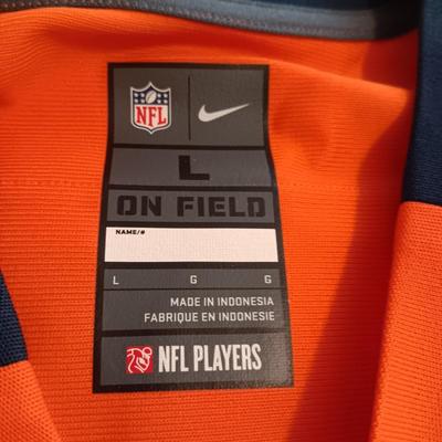 DENVER BRONCOS JERSEY (L), QUILTED VEST (XL) AND LIGHT JACKET (3X)