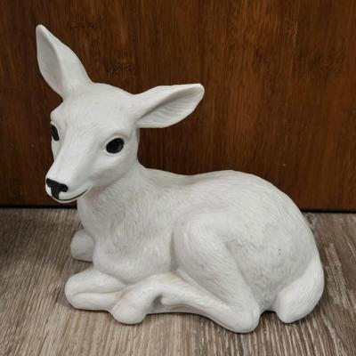 (2) Porcelain Deers