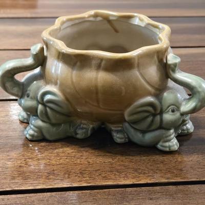 Elephant Planter or Candleholder