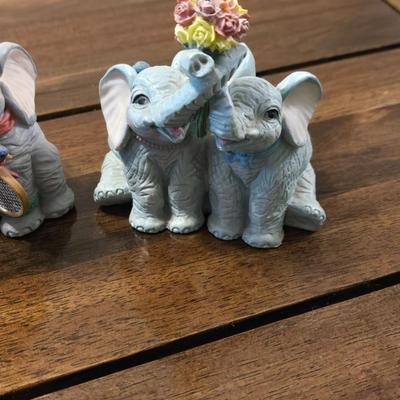 Lot Of Elephant Figurines