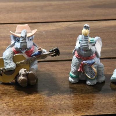 Lot Of Elephant Figurines