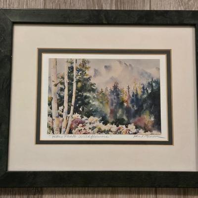 Watercolor 'Pike's Peak Wildflowers'