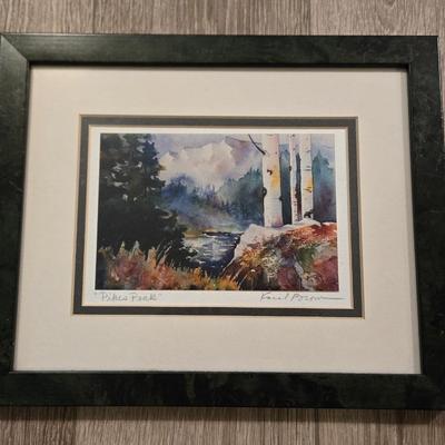 Watercolor 'Pike's Peak'
