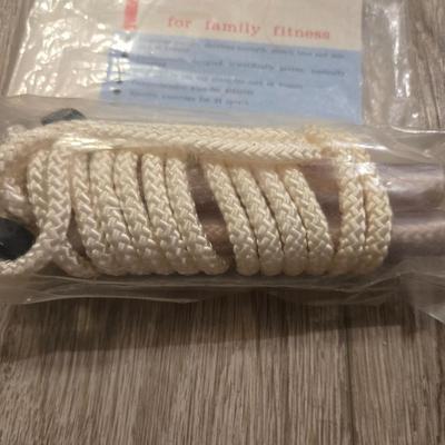 Vintage Unopened Jump Rope With Isometric Exercise Book