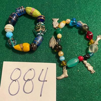 Glass Bead Bracelets