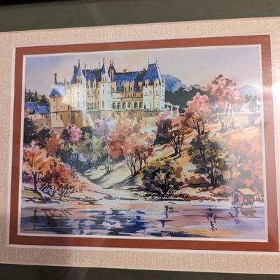 Biltmore In Autumn Framed Art - Approx 11 3/4" x 14"
