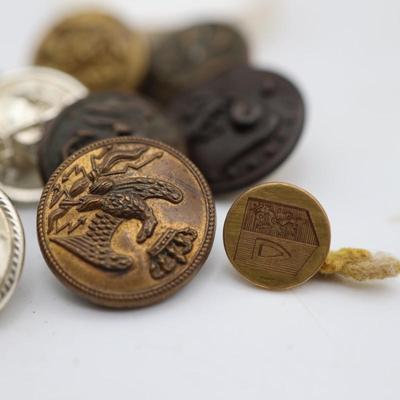 Various Military Buttons