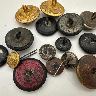 Various Military Buttons