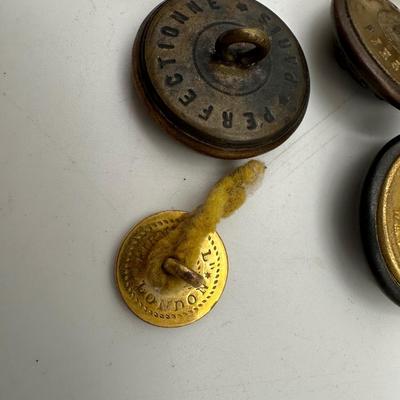 Various Military Buttons