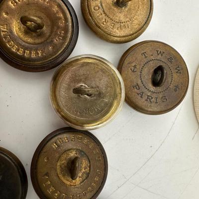 Various Military Buttons