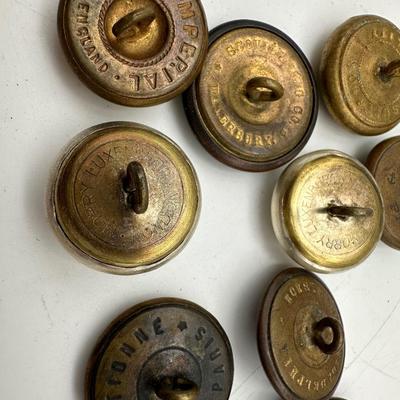 Various Military Buttons