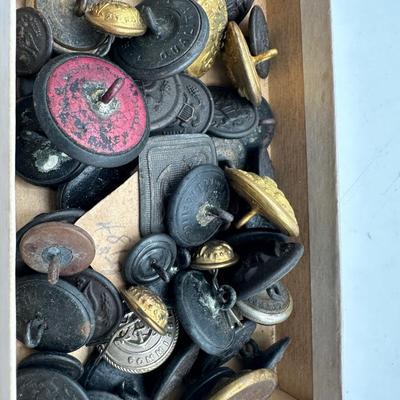 Various Military Buttons