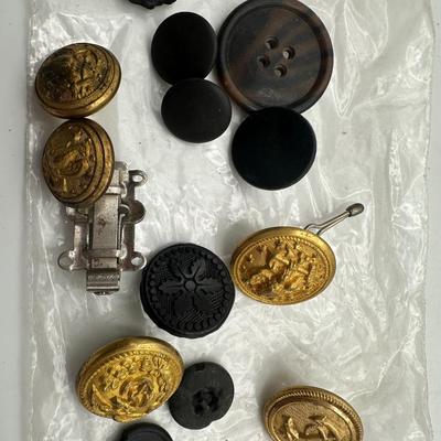 Various Military Buttons